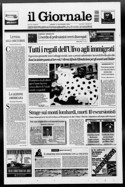 Il giornale del lunedi